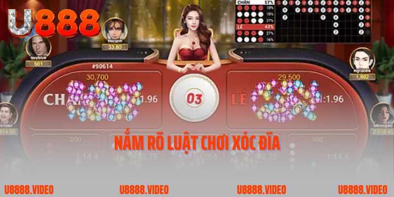 Nắm rõ luật chơi xóc đĩa
